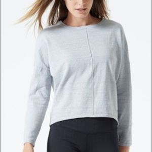 cropped sweatshirt